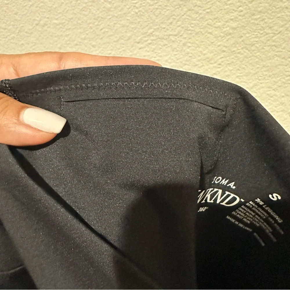 Soma 360 High-Rise 7/8 Leggings Black SZ S - Picture 13 of 15